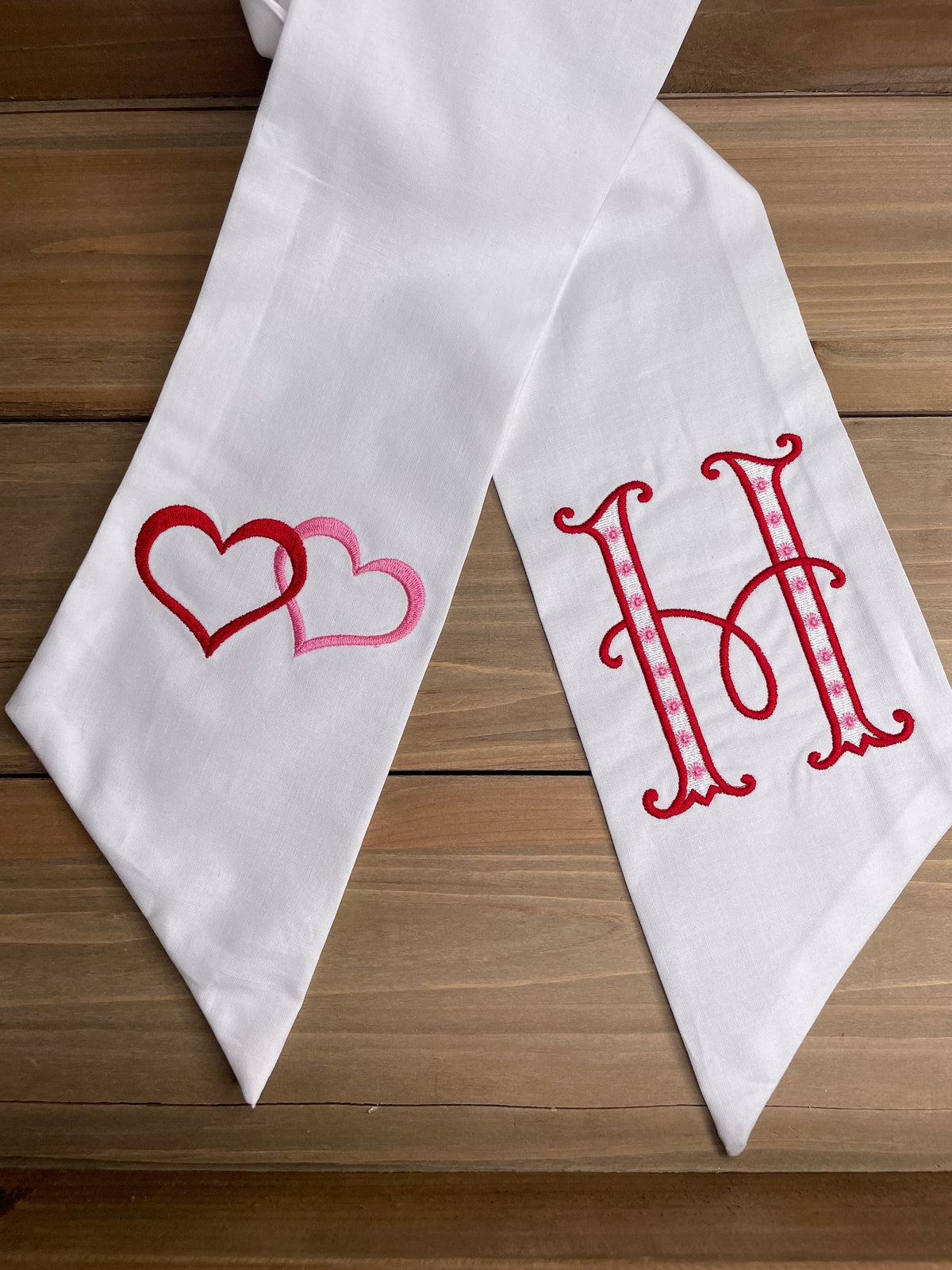 Valentine Wreath Sash