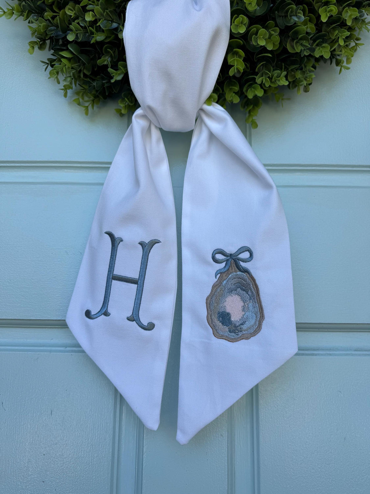 Oyster Wreath Sash