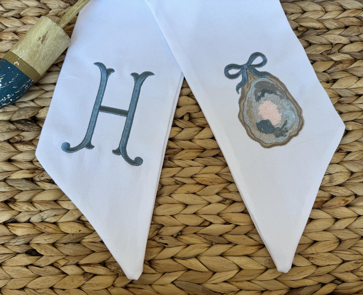 Oyster Wreath Sash