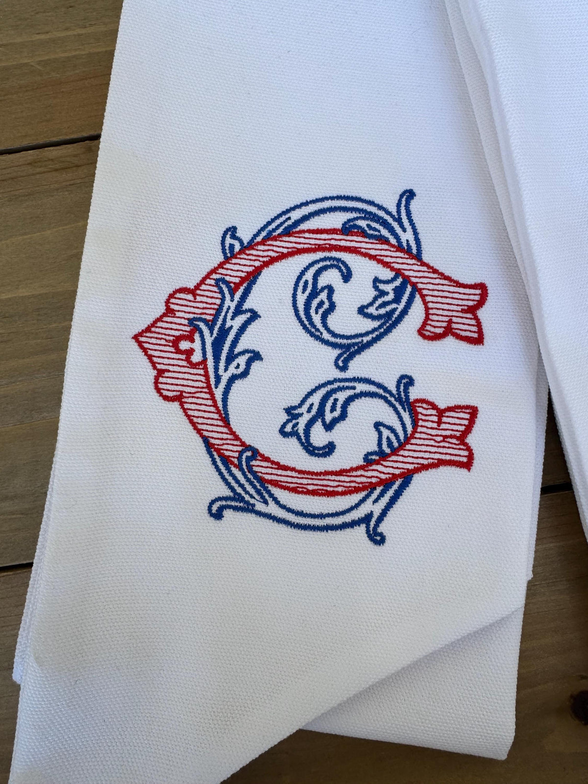 Vintage Vine Patriotic Wreath Sash