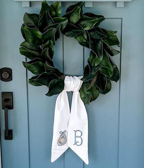 Oyster Wreath Sash