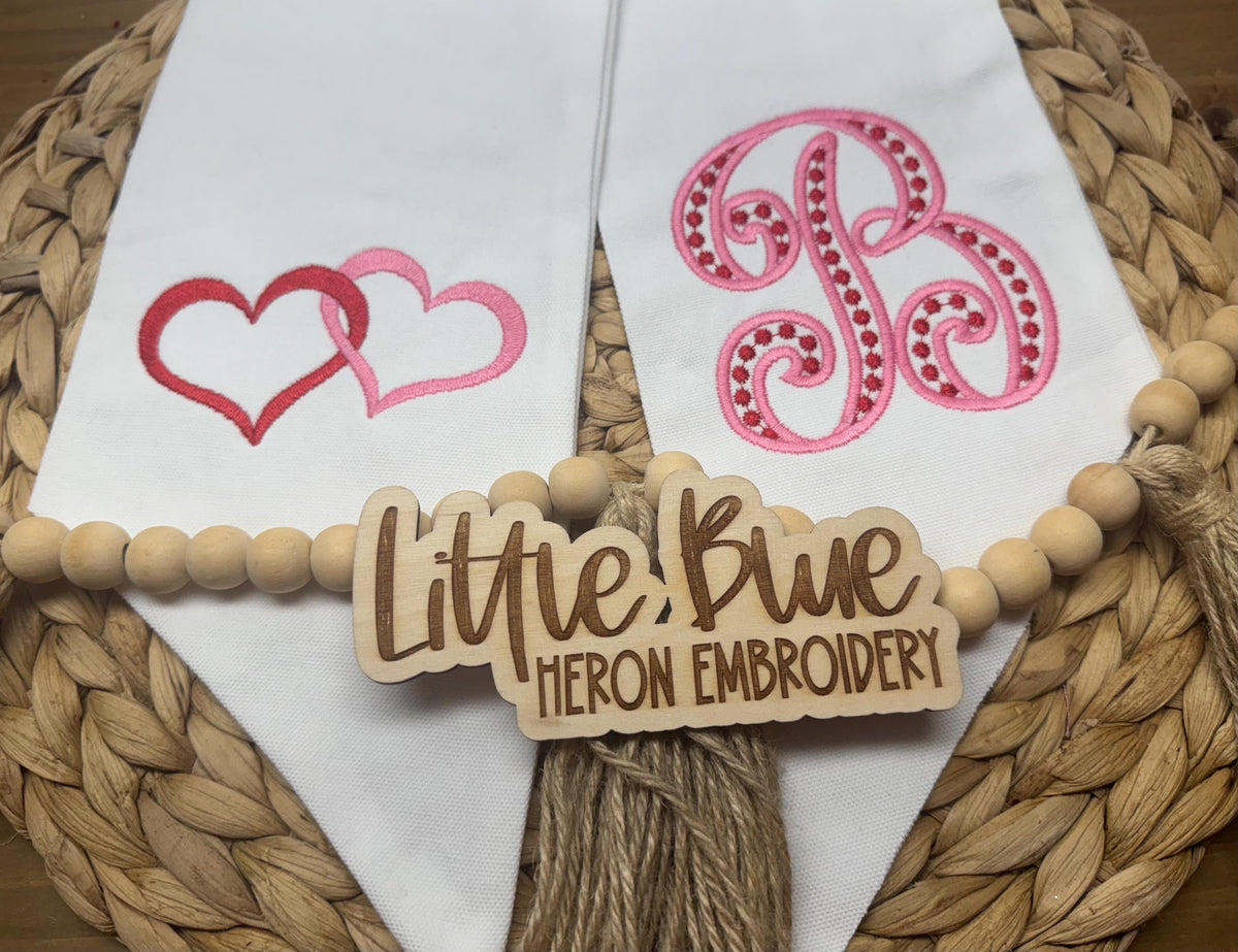 Pink and Red Valentine Wreath Sash