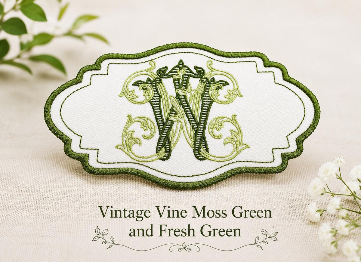 Monogrammed Wedding Bouquet Wrap