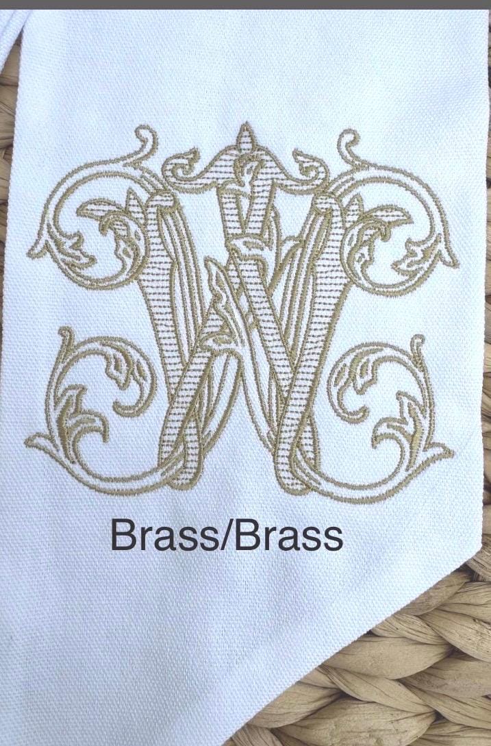 Double Door Wedding Wreath Sashes