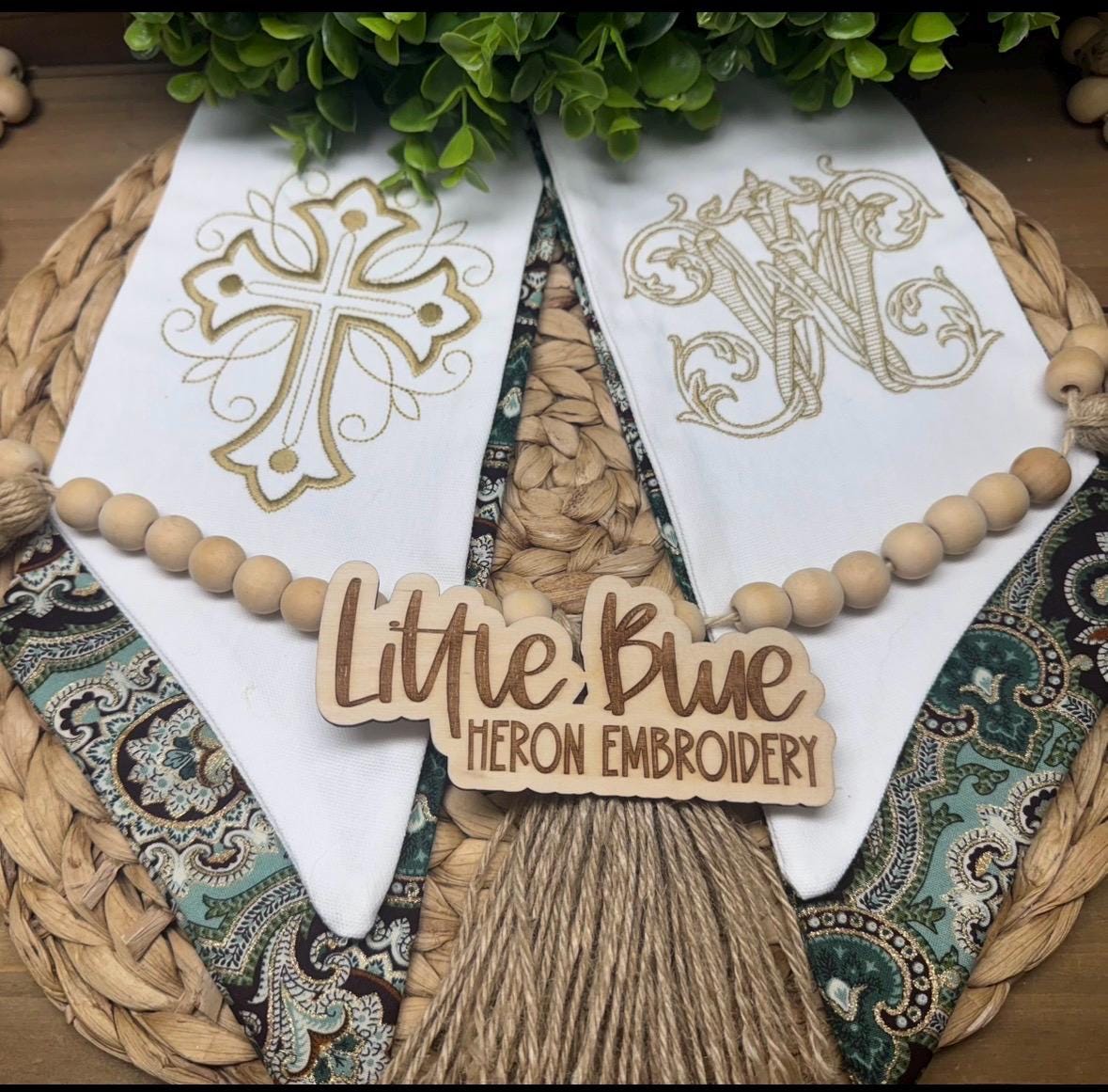Wedding Wreath Sash