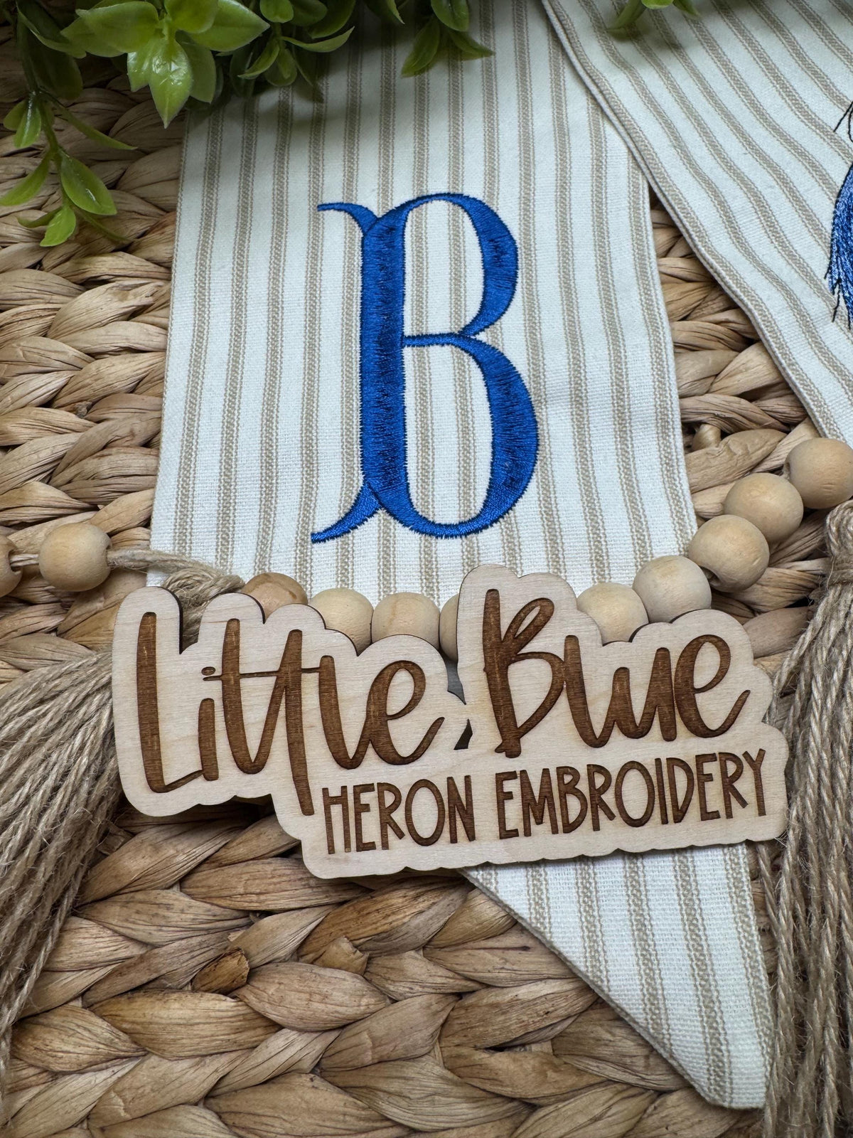 Heron and Crab Wreath Sashes