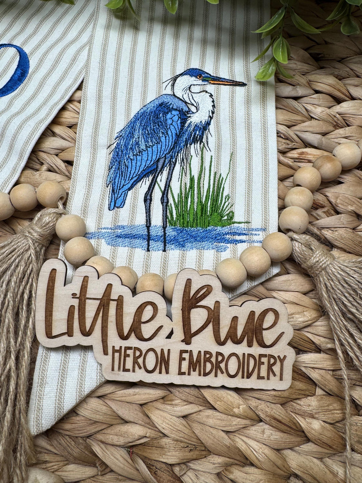 Heron and Crab Wreath Sashes