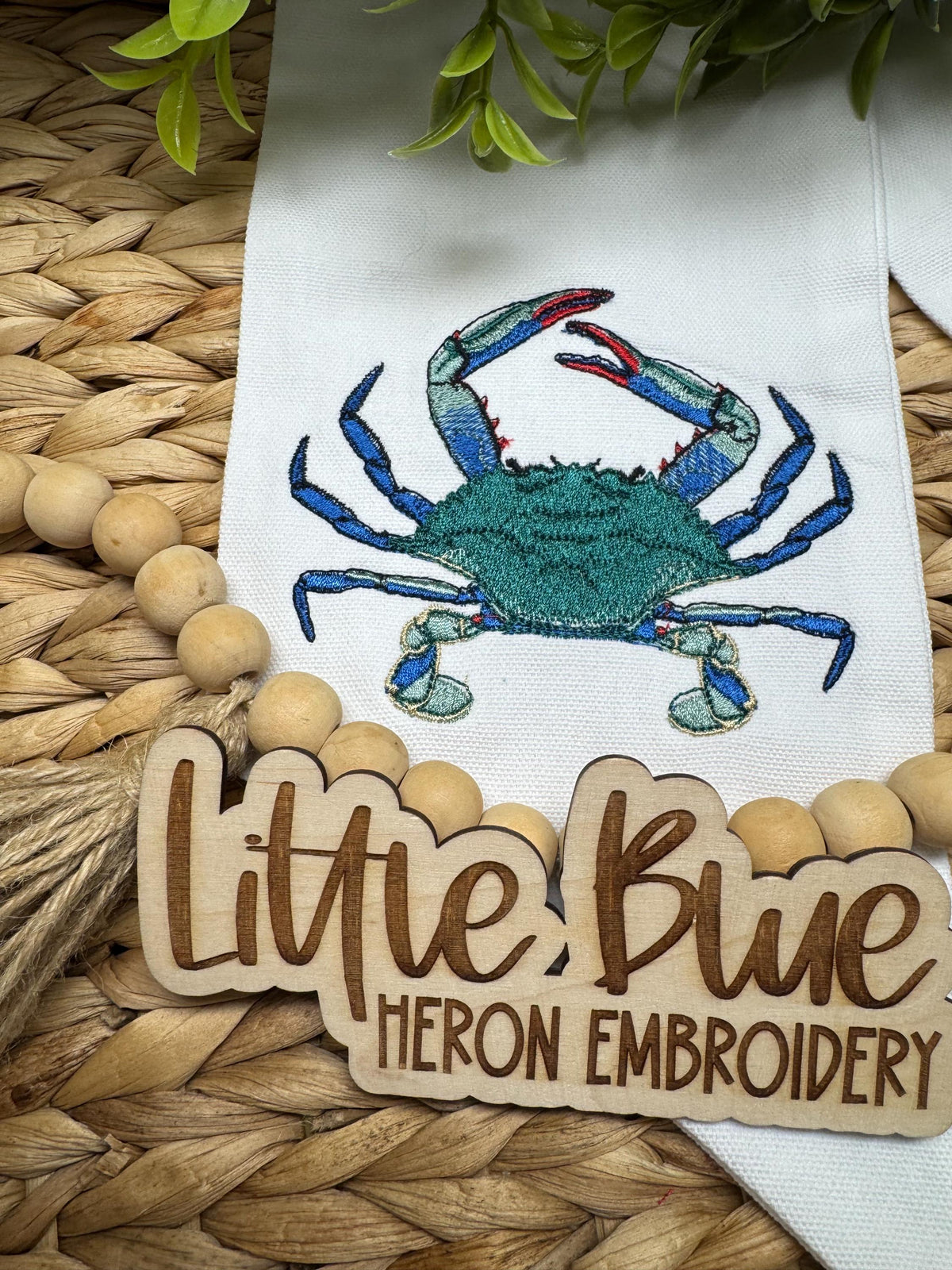 Heron and Crab Wreath Sashes