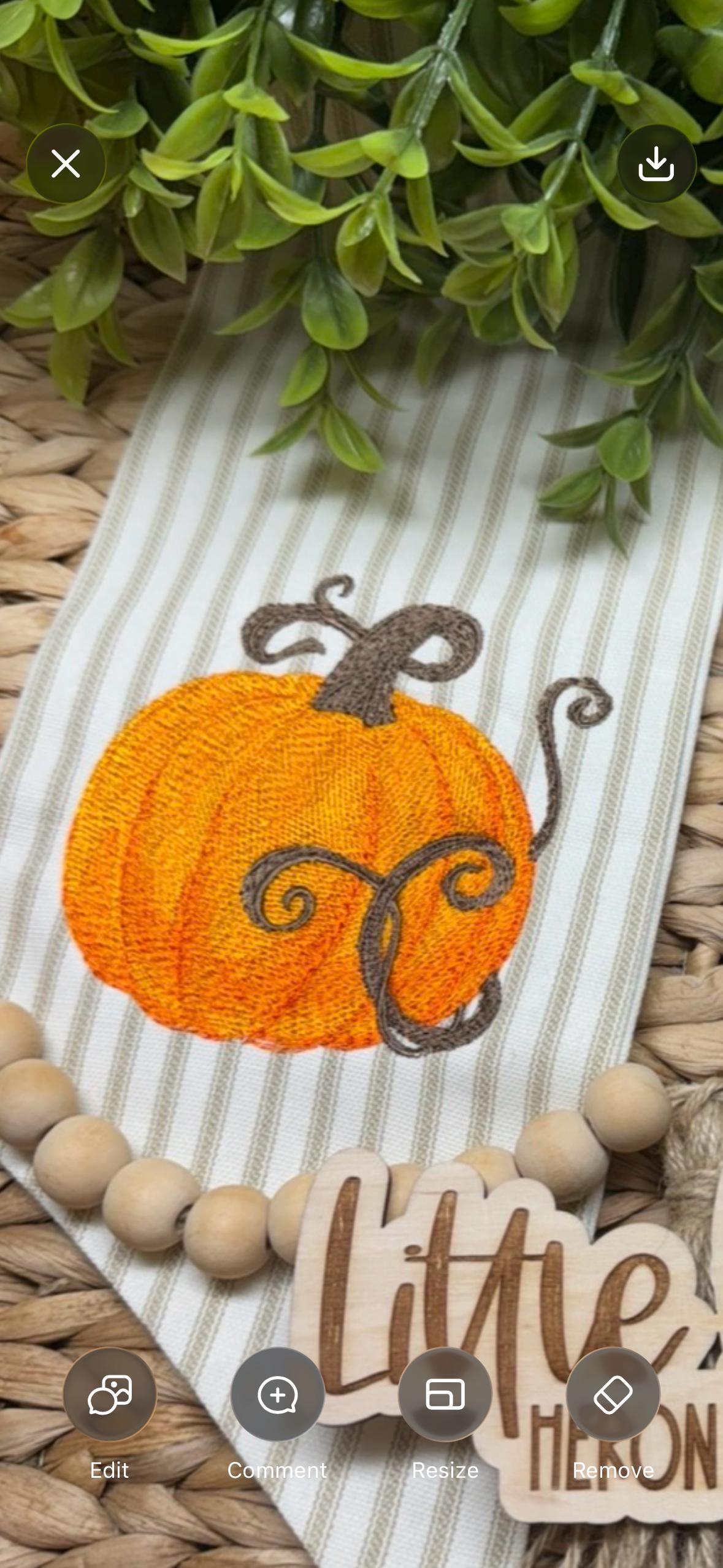 Fall Pumpkin Double Door Wreath Sash Set