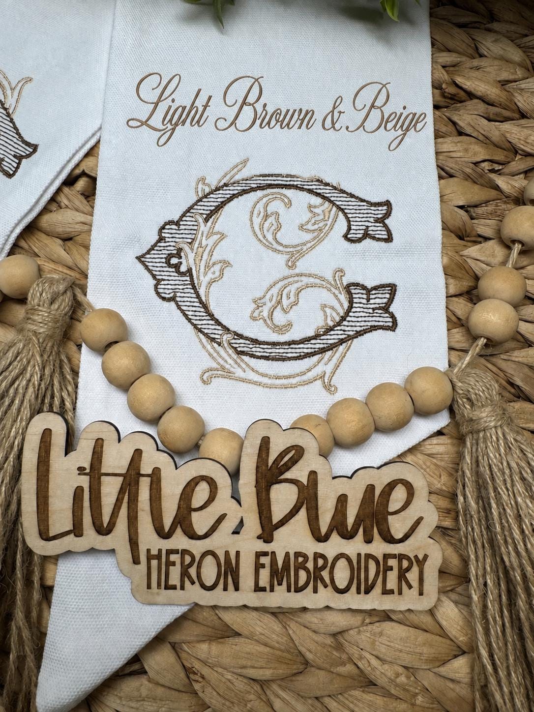 Double Door Wedding Wreath Sashes
