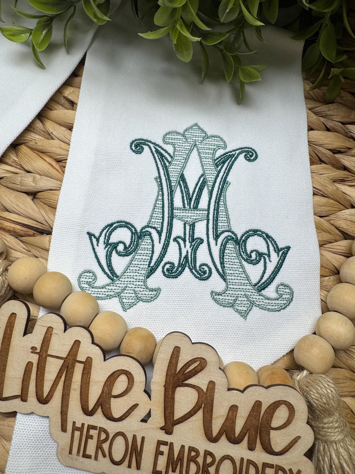 Wedding Double Door Wreath Sash Set